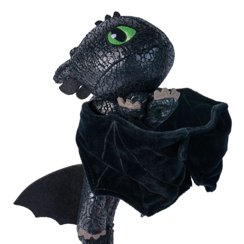 DRAGONS Plīša rotaļlieta Toothless, 30 cm
